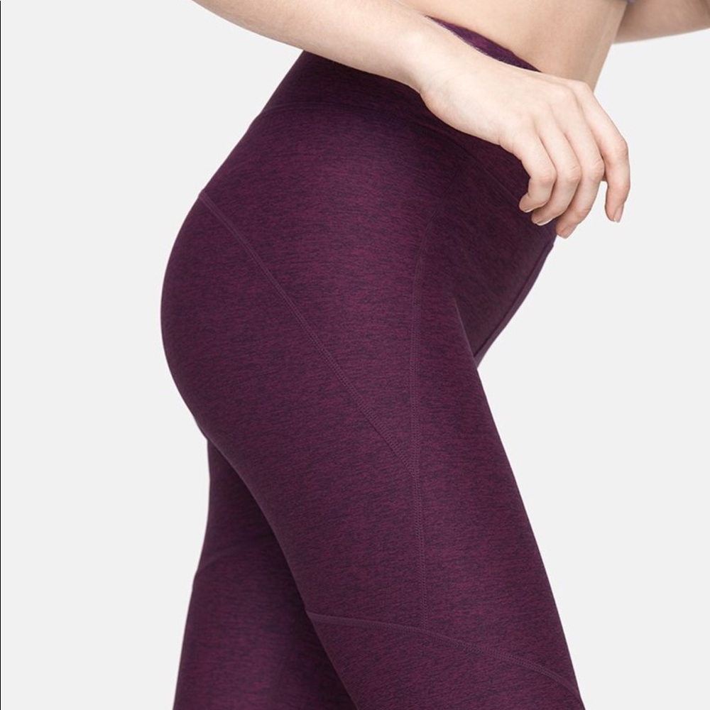 Outdoor voices plum full length leggings m
